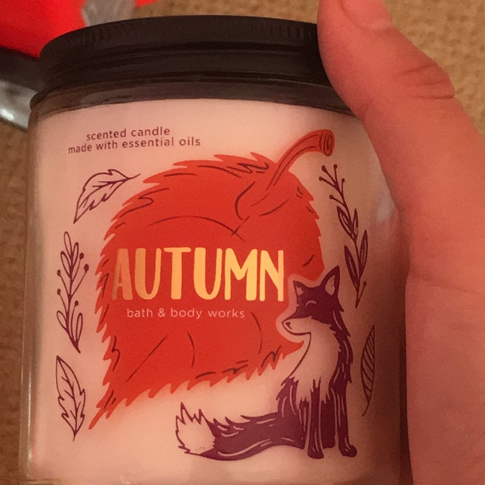 Brand new candle, called “autumn”.